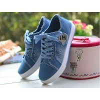 Jual Sepatu Wanita Kets Casual Jeans SDS225 Murah