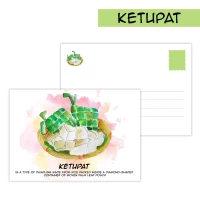 Kartu Pos/ Postcard Ketupat