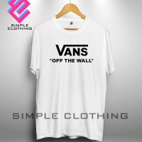 Baju Kaos Distro Tshirt Vans Off The Wall Costumerch Keren