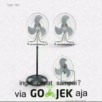 Kipas angin berdiri&duduk&dinding / 3 in 1 standfan NIKO NK 1831