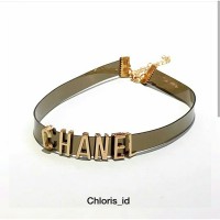Aksesoris Kalung Choker Chanel