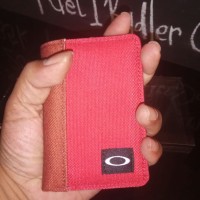 Dompet oakley Red original 100% -Dompet kecil slim