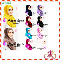 Jilbab Instan Syria Double Cross JERSEY model Terbaru - JSJ