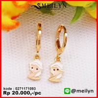 MEILYN ANTING JURAI EMAS ANAK MOTIF FROZEN 0271171093 MEILI