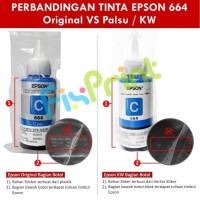 Tinta Printer Refill Epson Original Ink T664 L100 L200 L120 L210 L220