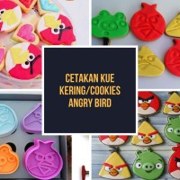 Cetakan Kue Kering/Cookies/Biskuit Angry Bird 4 Model