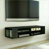 rak dinding/rak tv/meja tempel 120x25x25