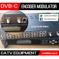 DVB-C Encoder Modulator Scrambler AV To RF Headend TV Kabel Digital