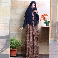 Maghali In Black Gamis Wanita Syari Original By Jawhara Syari