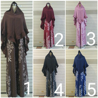 Gamis Syari Bahan Jersey Super Seragam Ika Fashion Tanah Abang Murah