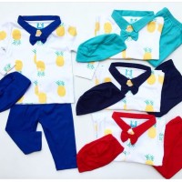 Jual NEW BAJU KOKO BAYI BAJU KOKO ANAK LUCU BAJU MUSLIM BAYI SETELAN