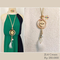 21.4 Kalung Simpel/ vintage retro/ daily office formal /hijab