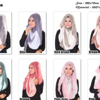 Jual Dyera | Polos Gradasi | Ombre Viscose | Hijab/Jilbab/Pashmina/Kerudung Murah