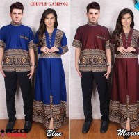 dress couple gamis 03 maxi dress lengan panjang - baju pasangan terusa