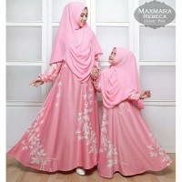 Dress / Gamis / Maxi Couple Ibu Anak Maxmara Rebecca