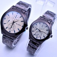 FREE BATERAI !! JAM TANGAN MURAH COUPLE MURAH ALBA RANTAI CHRONO VARIA