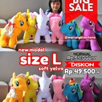 Jual Boneka My Little Pony Size L (Large) Soft Yelvo Murah