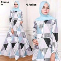 BAJU GAMIS WANITA MUSLIMAH - DRESS PANJANG KEKINIAN - H Murah