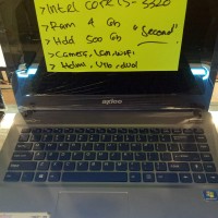 Laptop Axioo Intel Core i 5 3320