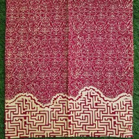 Bahan Batik Asli Riau Merah Ukuran 2M Berkualitas - Zallatra R2i