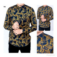 KEMEJA BATIK ELEGAN GOLD