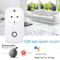Smart Wifi Remote Control Socket with Google Assistant
