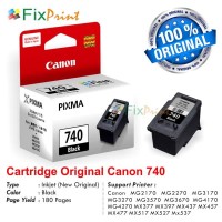 Cartridge Tinta Canon PG740 PG-740 for Printer MG2270 MX377 MX397 477