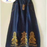 Jual Rok Jeans Panjang Bordir Murah Murah