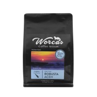 Jual WORCAS Kopi Robusta Aceh 200gr - Medium Roast Murah