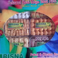 Paket roti kering Kue lebaran semarang idul fitri isi 6 toples besar