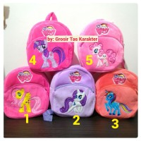 Jual Tas Anak Karakter Kuda My Little Pony 25cm Ransel Boneka Import Murah Murah