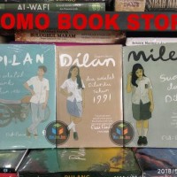 Paket 3 Buku Novel Dilan 1990 , Dilan 1991 dan Milea by : Pidi Baiq