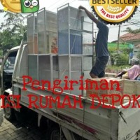 Lemari Rak Piring Kompor Magic Com Kaca Keramik 3 pintu Allumunium