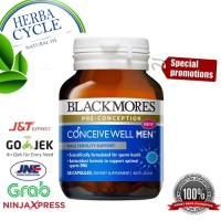 Jual Ready! Blackmores Conceive Well Men Kesuburan Sperma Pria ORI 28 caps Murah