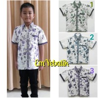 HEM KEMEJA BATIK ANAK LAKI-LAKI ZOYA DAUN