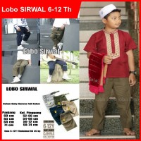 Celana Anak Muslim Laki Panjang Sirwal Cowo Lobo Original Nyaman Adem