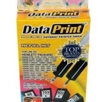 Tinta Printer HP Isi Ulang - Data Print DP27 Hitam