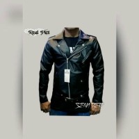 Jaket Semi Kulit Model Rock N Roll/Jaket Ramones/Jaket Ramones Rock N
