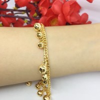 Perhiasan India Gelang Tangan Xuping Lapis Emas 18k Gold Rantai