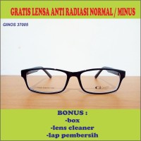 FRAME KACAMATA ANAK GINOS 37005 FREE LENSA ANTI RADIASI NORMAL/ MINUS