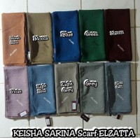 Hijab Kerudung Segi Empat KEISHA SARINA Scarf ELZATTA Original