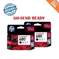 Promo Ramadhan HP 680 ORIGINAL Black Ink hitam printer 2135 3635 3835