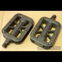 PEDAL SEPEDA MTB MINI BMX DLL PLASTIK BENTUK CAKEP AS BESAR