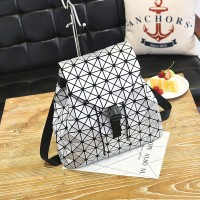 isi Geometri Quilted Wanita Tas Kantung Untuk gadis Sekolah Tas Ransel