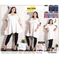 FASHION ONLINE PROMO Hanbai - Etsuko Ruffle layer dress 756 big size