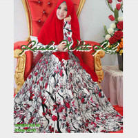 GAMIS SET SYARI BAHAN MONALISA KLOK UMBRELLA KHIMAR CERUTI BEST SELLER