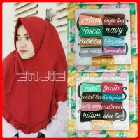 Jual Jilbab Instan Murah / Khimar Pet Rempel Hijab untuk Baju Kekinian Murah