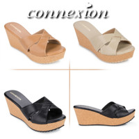 connexion sandal sepatu wedges