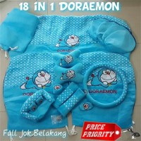 TERLARIS Sarung Jok Mobil Bantal Mobil 18 in 1 18in1 Full Set Doraemo