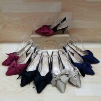 Jual high heels 6cm lucu pita sepatu pesta import impor branded premium Murah